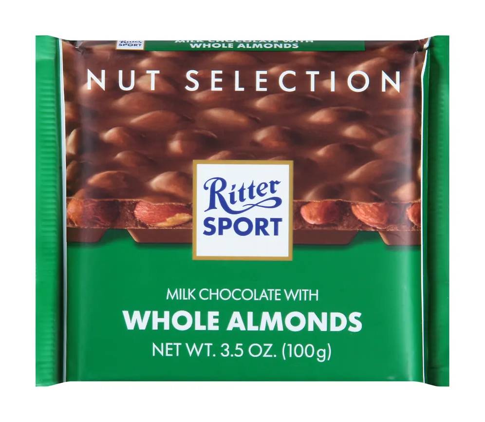 Ritter Sport Milk Chocolate with Whole Almonds