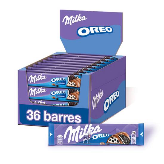 Milka Barre Oreo 37g (présentoir de 36 barres)