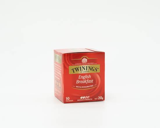 Twinings English Breakfast Tea Bags (10 Pack) 20g