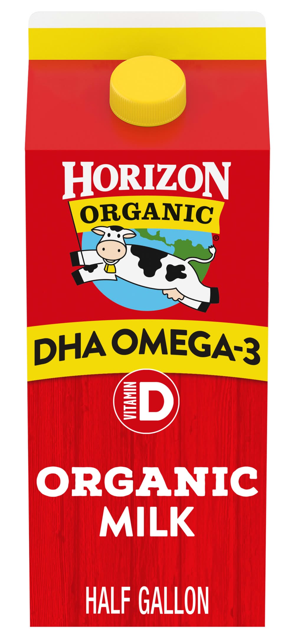 Horizon Organic Dha Omega-3 Vitamin D Whole Milk (0.5 gal)