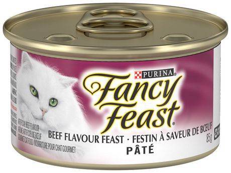 Fancy Feast Pate Beef Flavour Feast Cat Food (85 g)