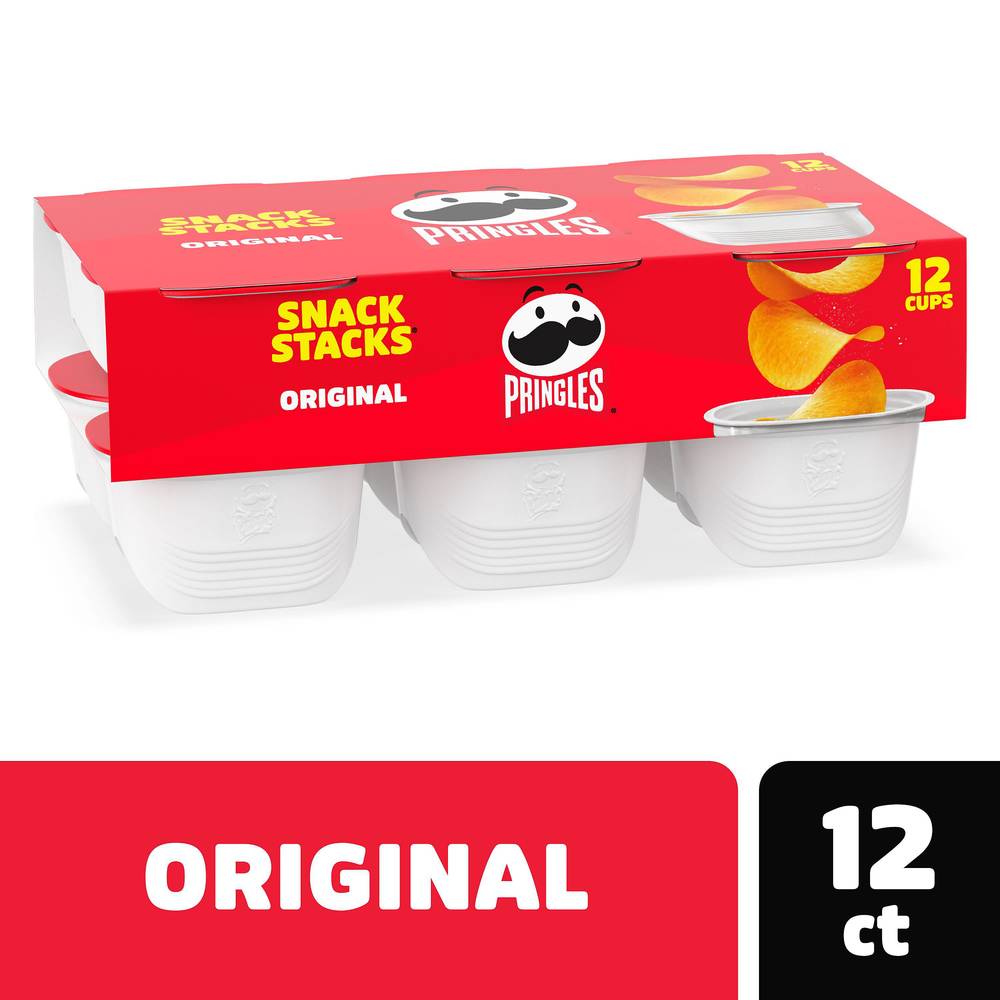 Pringles Original Potato Crisps Snack Stacks (12 x 0.67 oz)