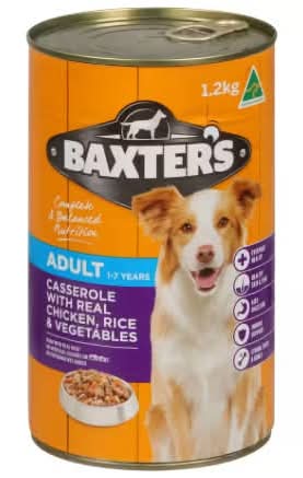 Baxters Chicken Rice & Vegetables Adult Dog Food (1.2kg)