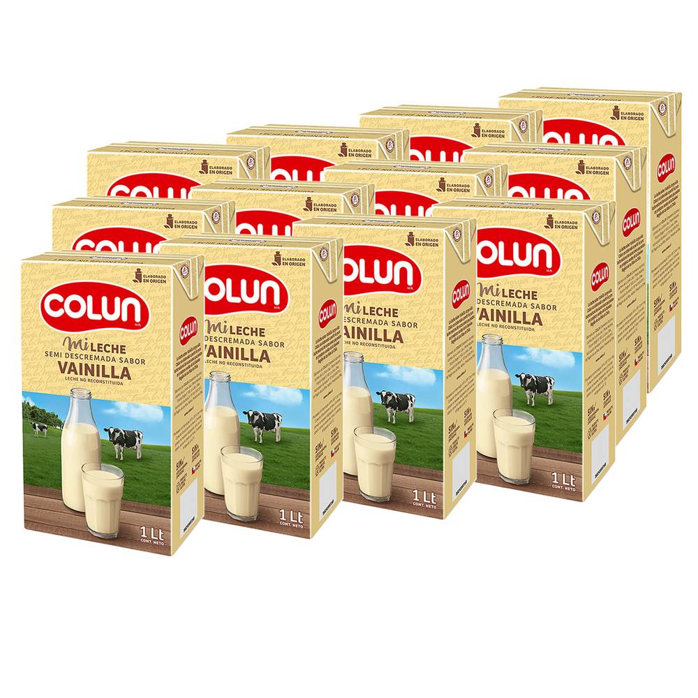 Colun · Leche - Vainilla (12 x 1 L)