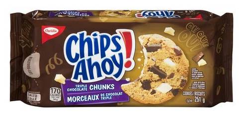 Chips Ahoy! Triple Chocolate Chunks Cookies (251 g)