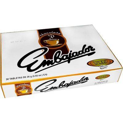 EMBAJADOR Chocolate 30 tabletas (AP)