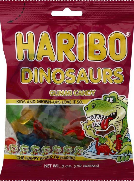 Haribo Dinosaurs Gummi Candy (5 oz)