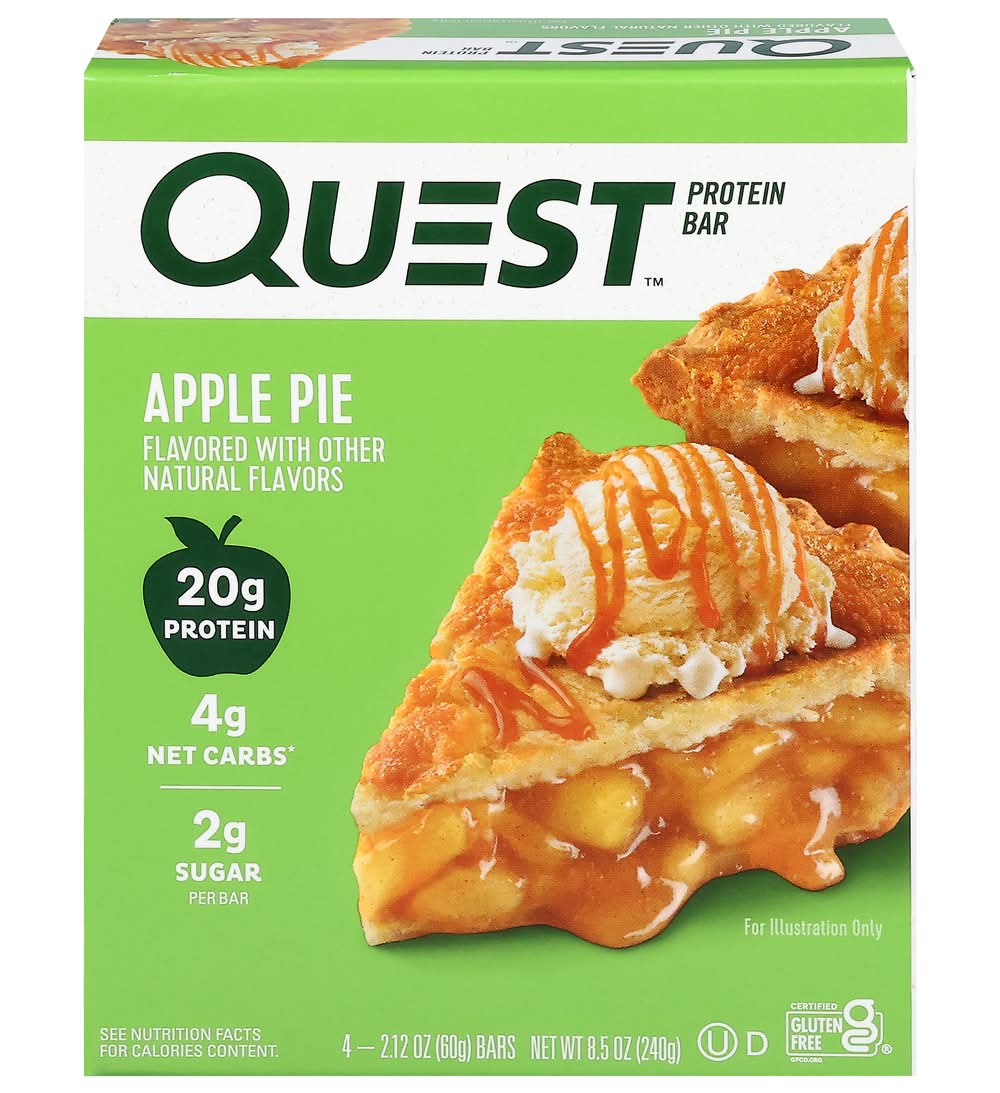 Quest Protein Bar, Apple (8.5 oz, 4 ct)
