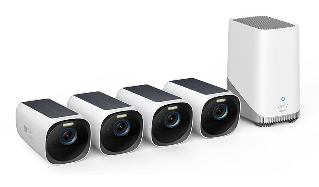 eufy eufyCam 3 Security Camera Kit - 4 Pack