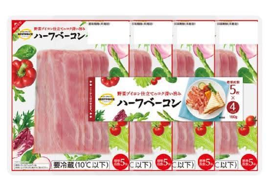 ベストプライス　ハーフベーコン４連　１６０ｇ
