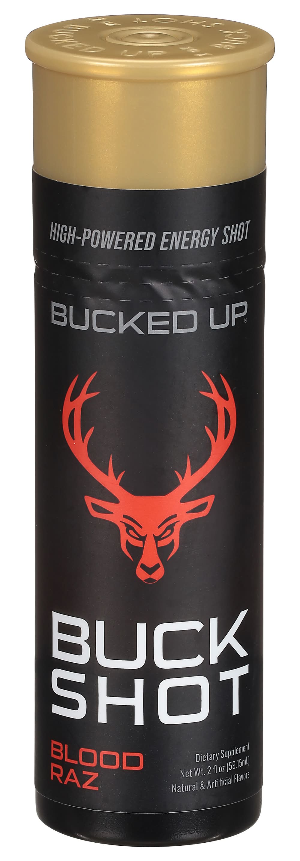 Bucked Up Buck Shot Blood Raz Energy Drink (2 fl oz)