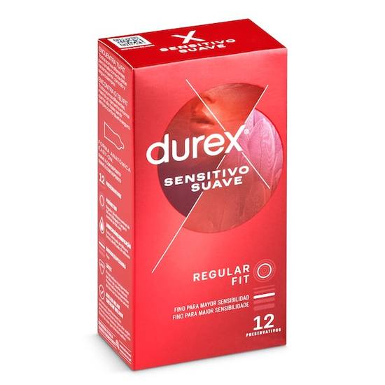 Preservativos sensitivo suave Durex caja 12 unidades)