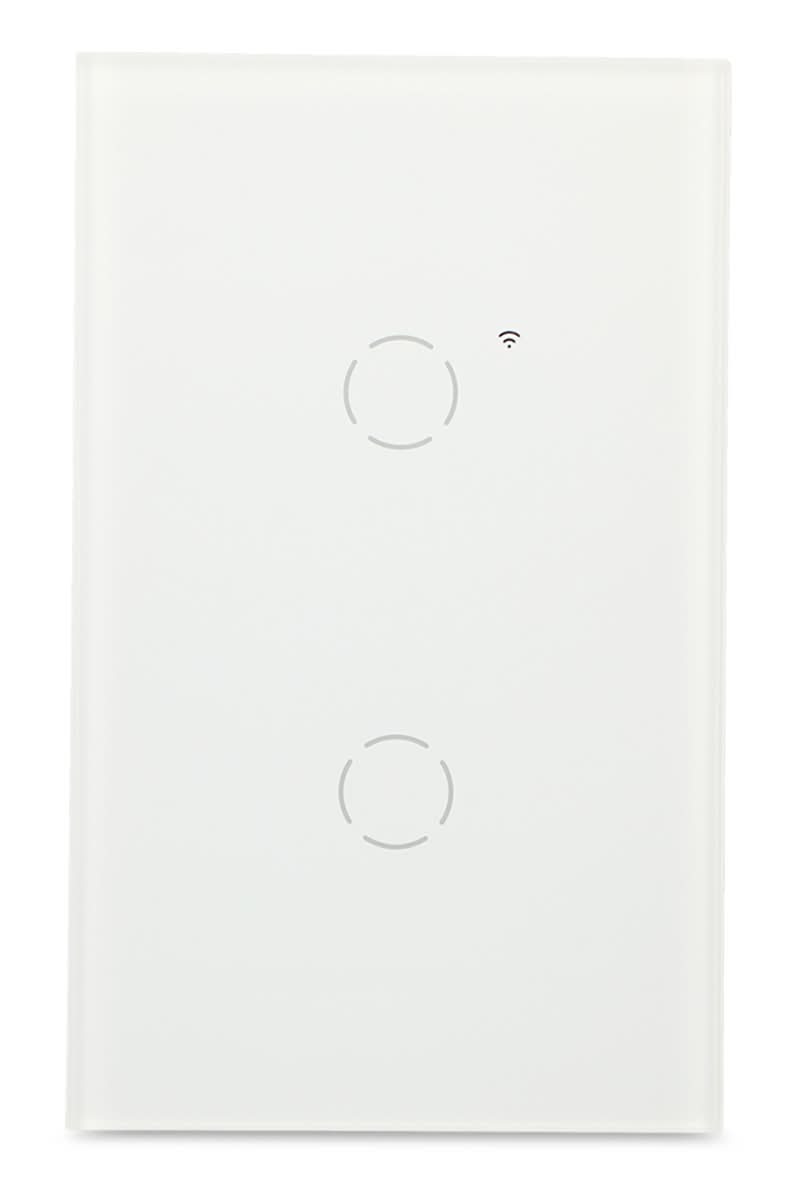 RadioShack · Interruptor de pared inteligente 2 módulos, blanco