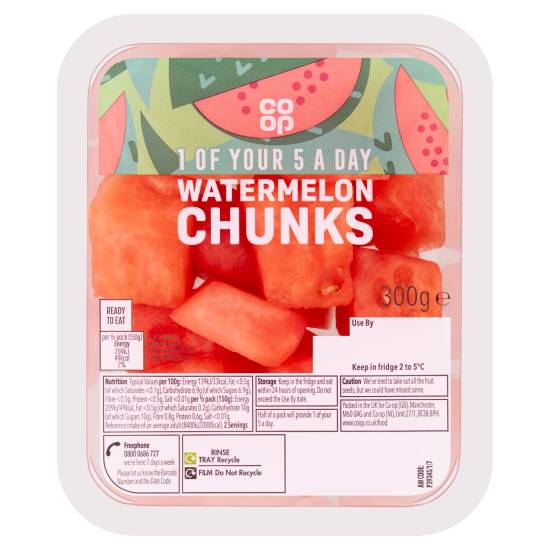 Co-Op Watermelon Chunks 300g