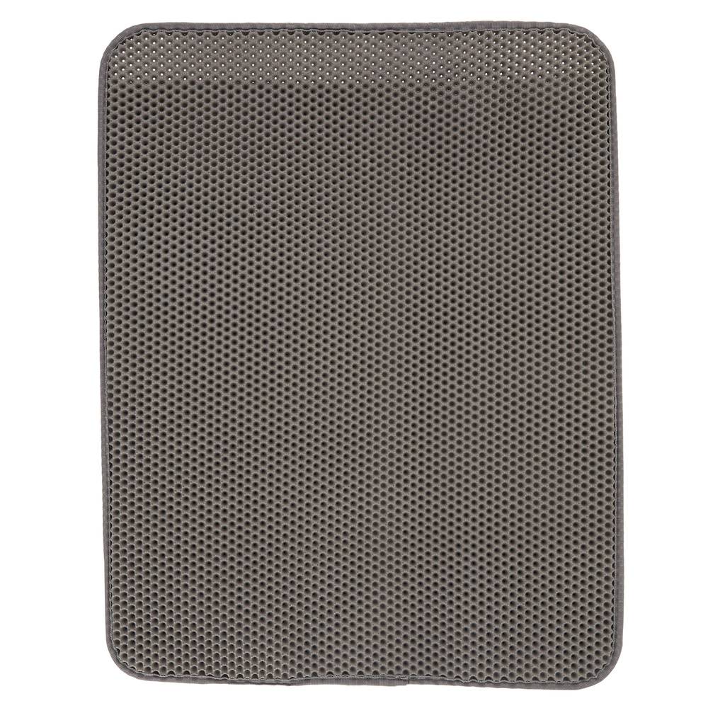 ExquisiCat Pocketed Cat Litter Mat, 24\"L x 30\"W, Grey