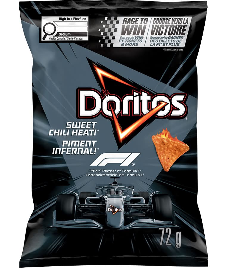 Doritos Tortilla Chips, Sweet Chili Heat (72 g)