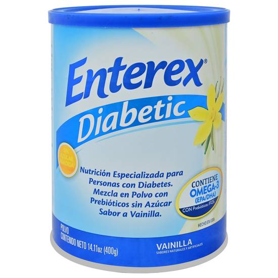 ENTEREX DIABETIC SUPLEM ALIM VAINIL*400G