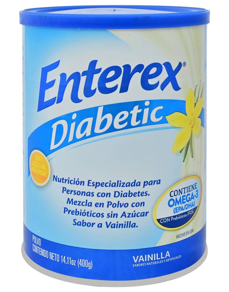 Enterex DIABETIC SUPLEM ALIM VAINIL*400G