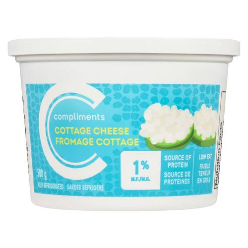 Compliments 1% Cottage Cheese 500 g