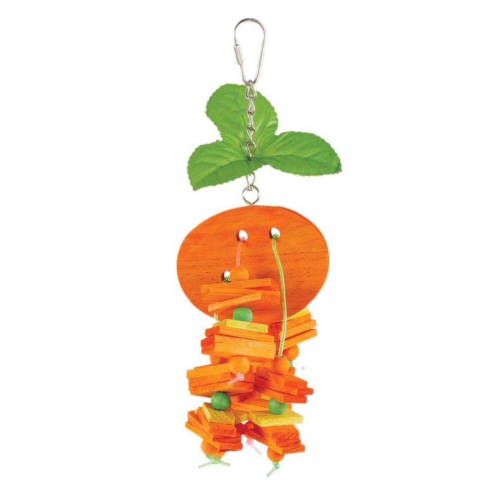 All Living Things Fruit Orange Bird Toy