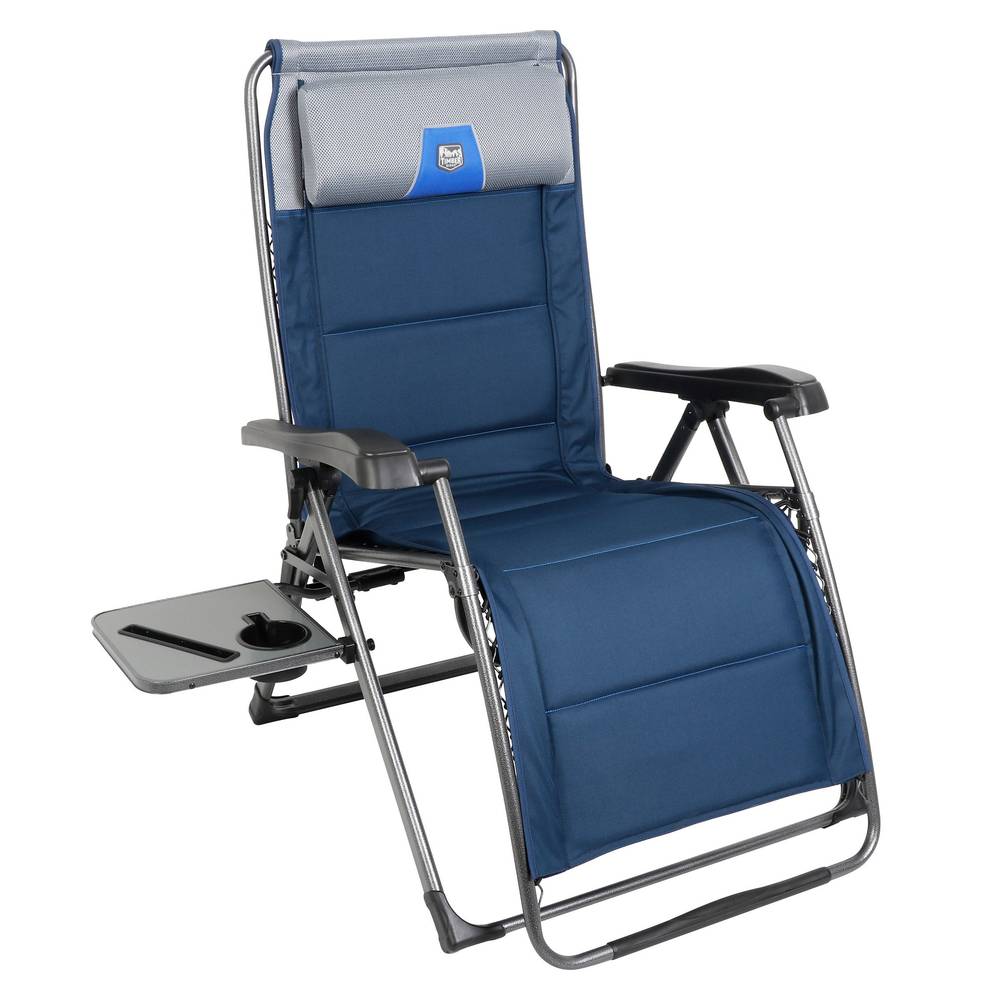 Timber Ridge Zero Gravity Lounger, Dark Blue