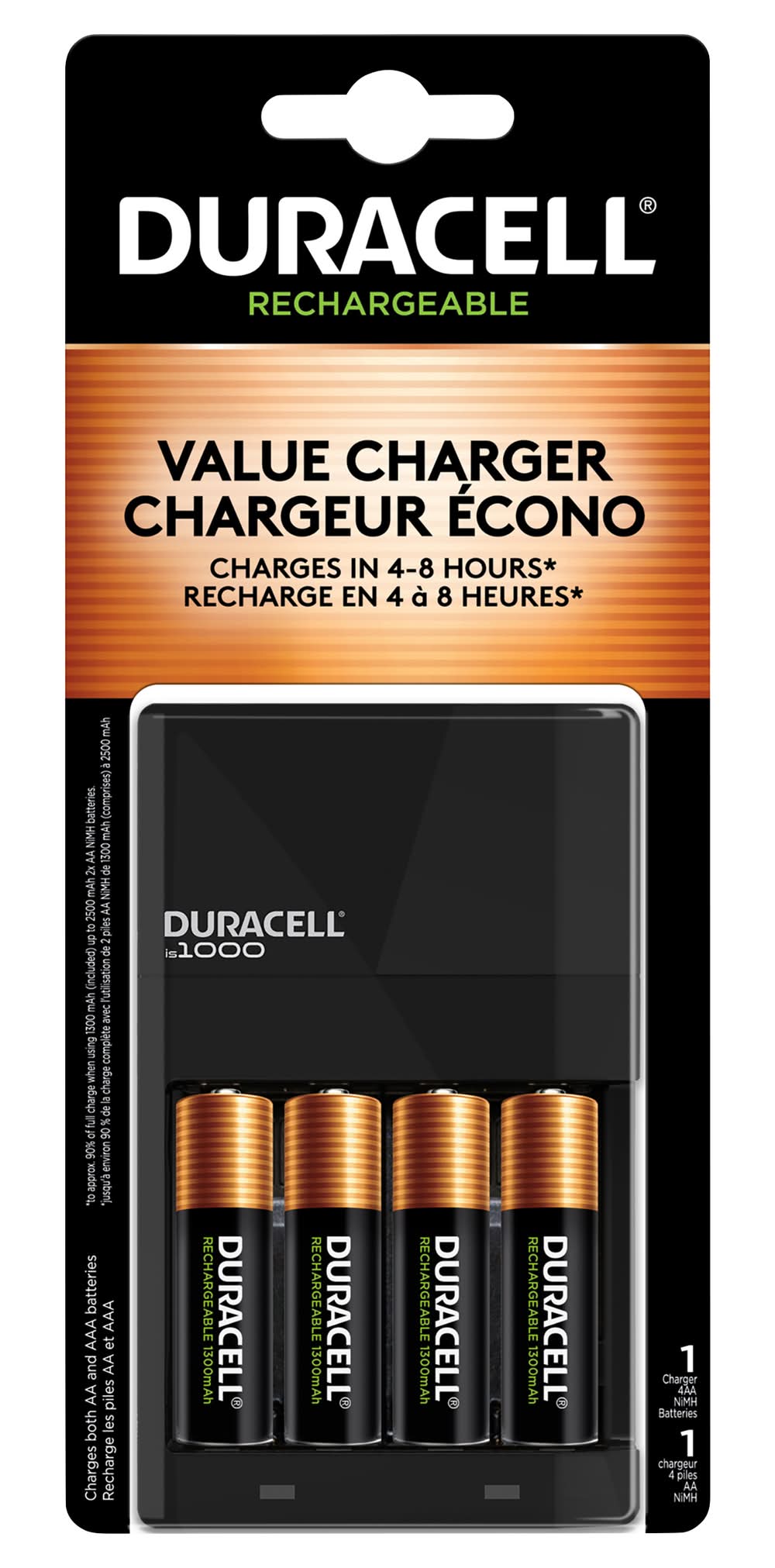 Duracell Ion Speed 1000mw Rechargeable Battery (4 ct)