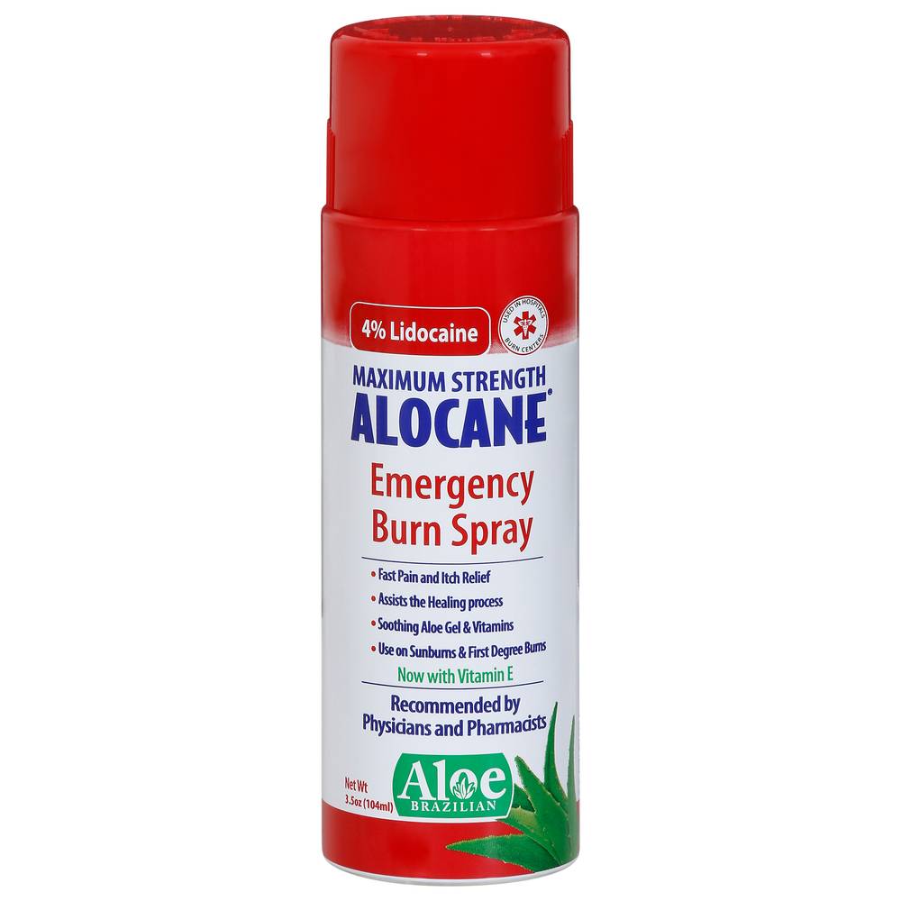 Alocane Aloe Brazilian Maximum Strength Emergency Burn Spray