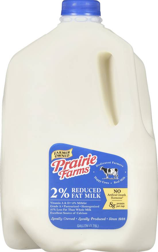 Prairie Farms 2% Reduced Fat Milk (3.78 L)
