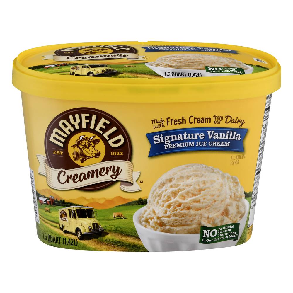 Mayfield Creamery Premium Signature Vanilla Ice Cream