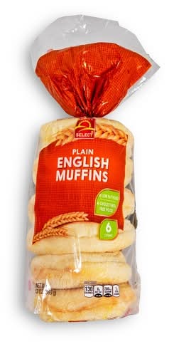 Sunny Select English Plain Muffins (14.11 oz, 6 ct)