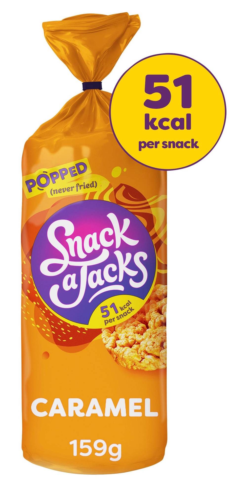 Snack A Jacks Jumbo Caramel 159g