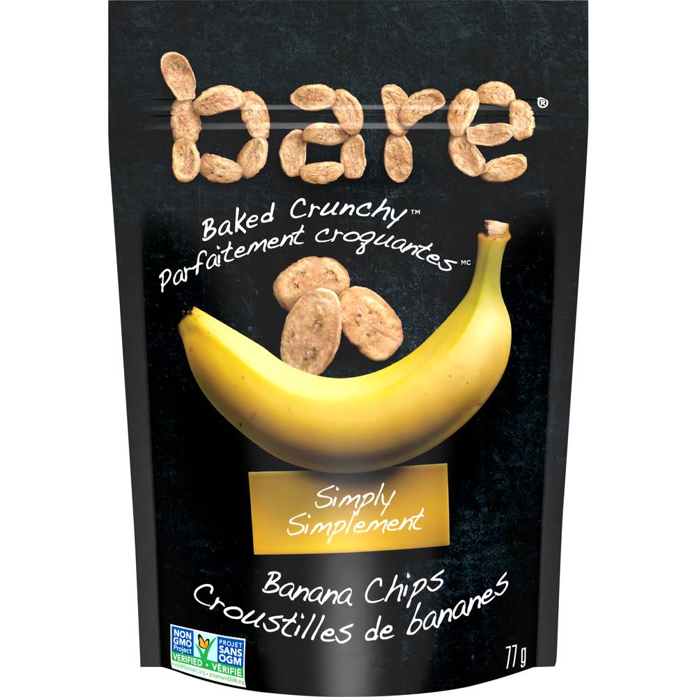 Bare Simply Banana Snacks (77 g)