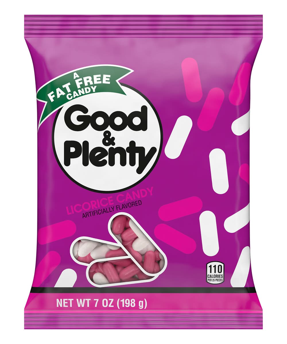 Good & Plenty Soft & Chewy Licorice Candy (7 oz)
