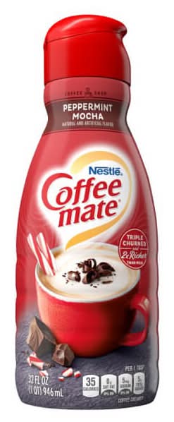 Coffee-Mate Creamer, Peppermint Mocha (32 fl oz)
