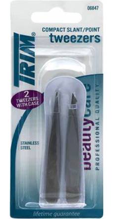 Trim Slant Tip Tweezers 2oz Count