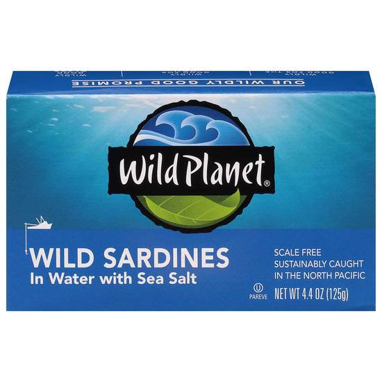 Wild Planet Wild Sardines in Water With Sea Salt