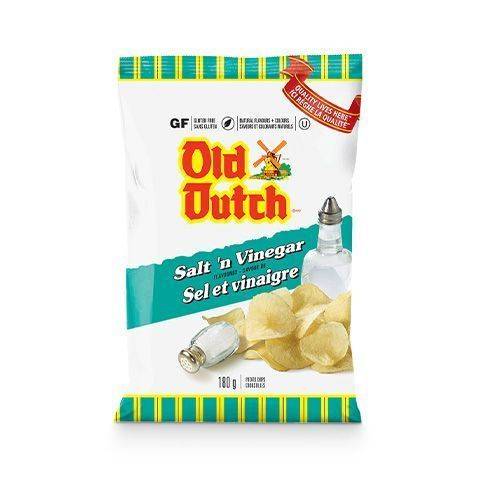 Old Dutch Potato Chips, Salt-Vinegar (180 g)