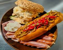 中津しょうゆ 国産鶏からあげバーガー ほいちかり