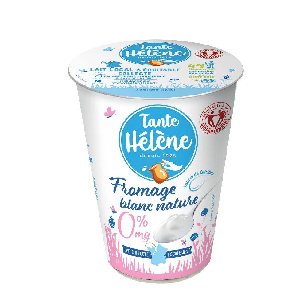 Tante Hélène - Fromage blanc nature 0% mg bio