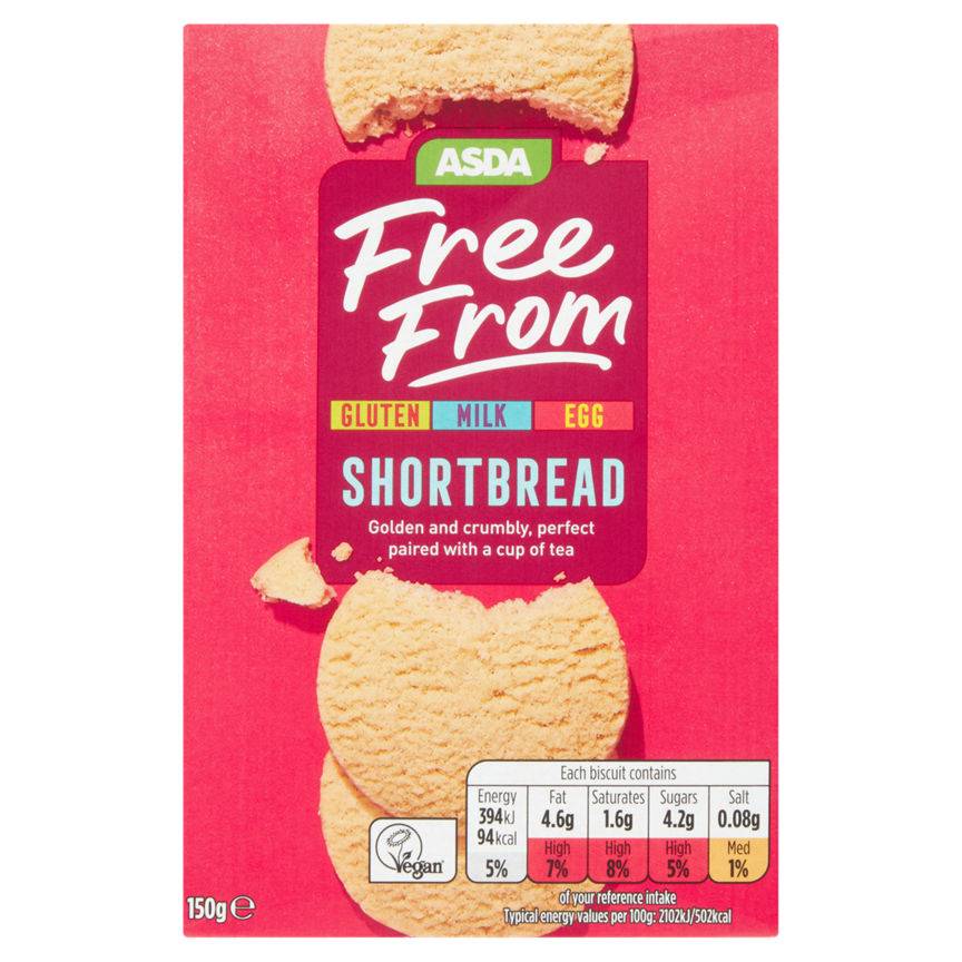 ASDA Free From Shortbread (150g)