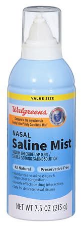 Walgreens Nasal Saline Mist (7.5 oz)