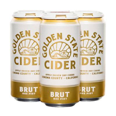 Golden State Bay Brut In Cans - 4-16 Fl. Oz.