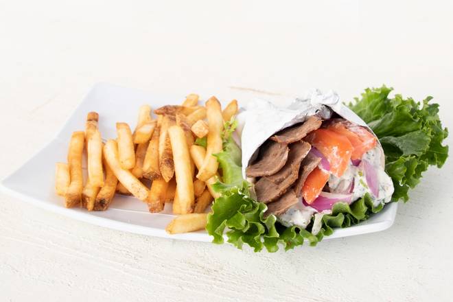 Gyro Pita & Fries