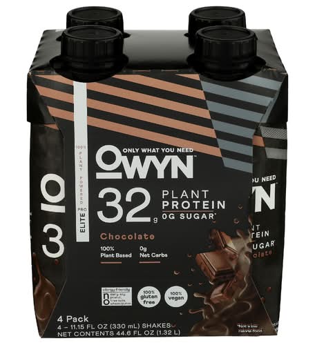 Only What You Need Chocolate Elite Protein Shakes 4 Pack