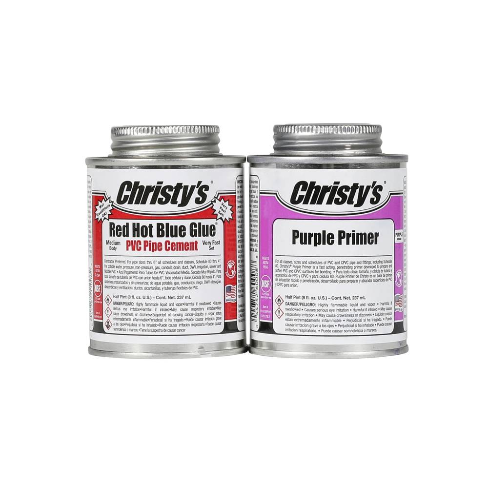 Christy's PVC Pipe Cement and Primer 8-fl oz PVC Cement and Primer | 34280