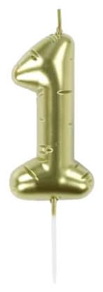 Decorative Number Birthday Candle Jumbo Style 1