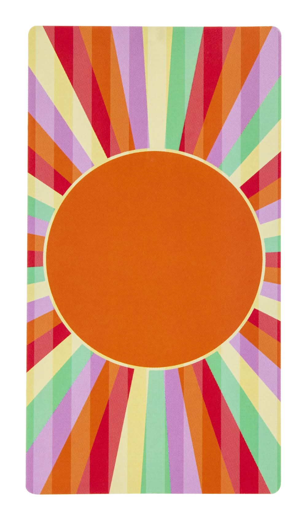 Rainbow Sun Beach Towel 30in x 60in