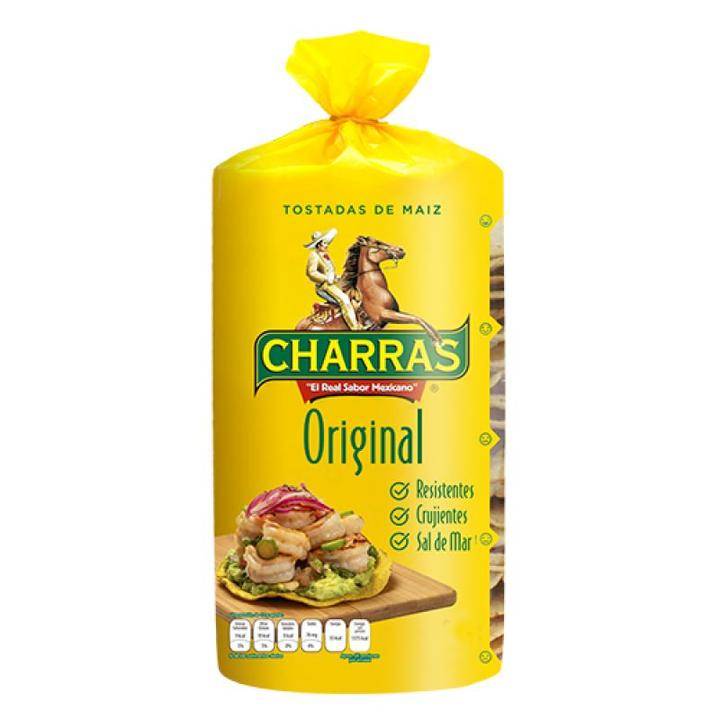 Charras · Tostadas de maíz original