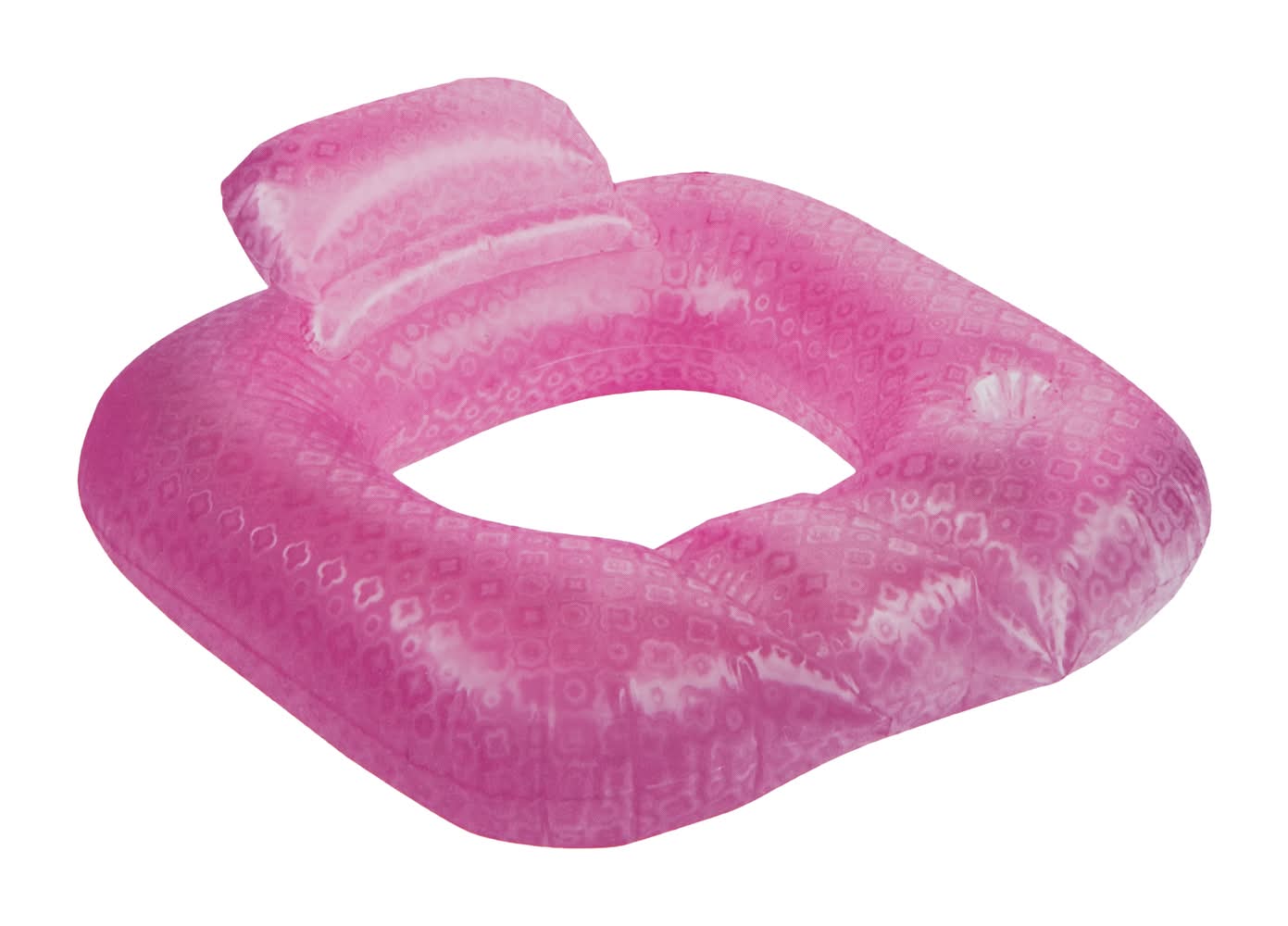 Let's Go Chillout Chair Single Swimmer Splash Seat 6+ Years, 33.07x31.89 in, Pink