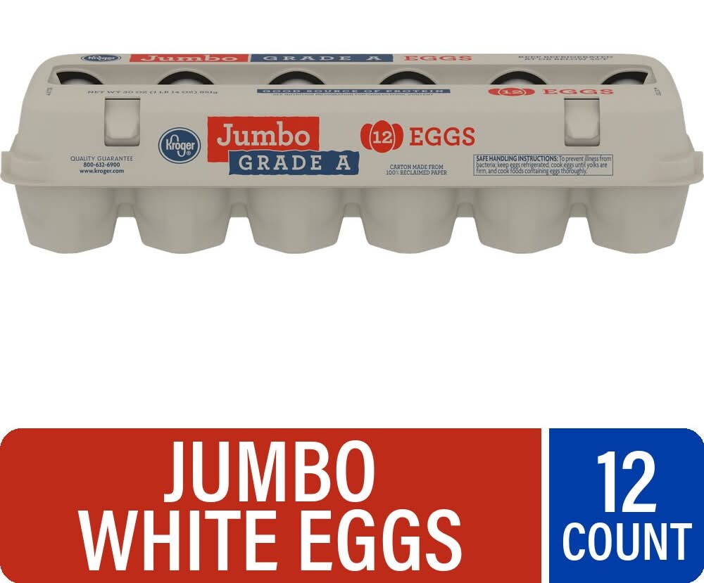 Kroger Grade a Jumbo Eggs (12 ct)